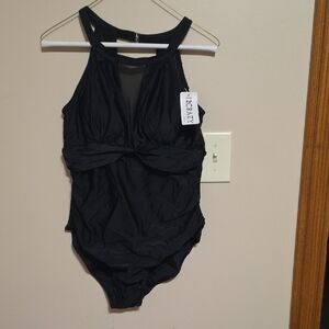 Black Women's One Piece Swimsuit